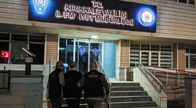 Takibe alının terör örgütü üyesi, Kırıkkale'de yakalandı
