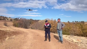 Jandarma hepsini dronla dere yatağında buldu