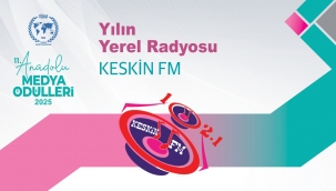 Yayınlarıyla Keskin FM “Yılın Yerel Radyosu” seçildi