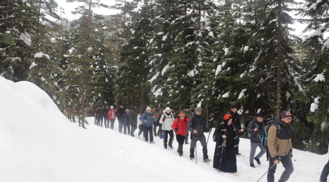 Doğaseverler eşsiz manzarayla buluşturuldu