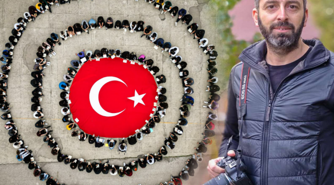 Öğretmenin gözünden o anlamlı kare havadan böyle görüntülendi