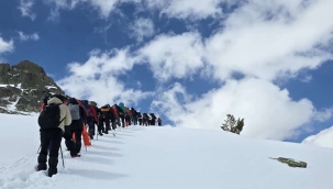 Köroğlu Dağları'na anlamlı tırmanış