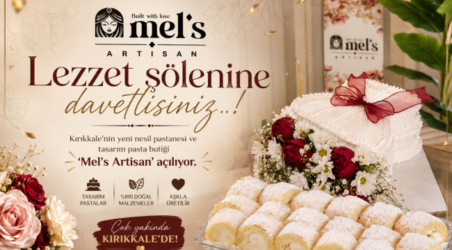 Kırıkkale'de pasta butiği 'Mel's Artisan' açılıyor