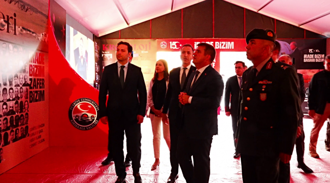 Meydanlara "İrade Bizim Zafer Bizim" çadırı kuruldu