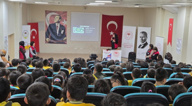 gıda israfı ve doğal kaynakların korunması anlatıldı