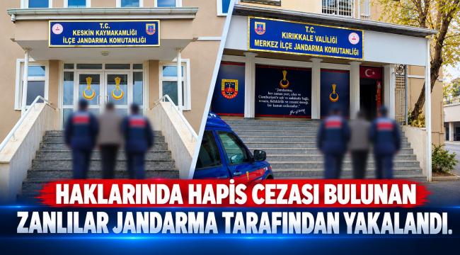 Kırıkkale'de Aranan İki Zanlı Yakalandı